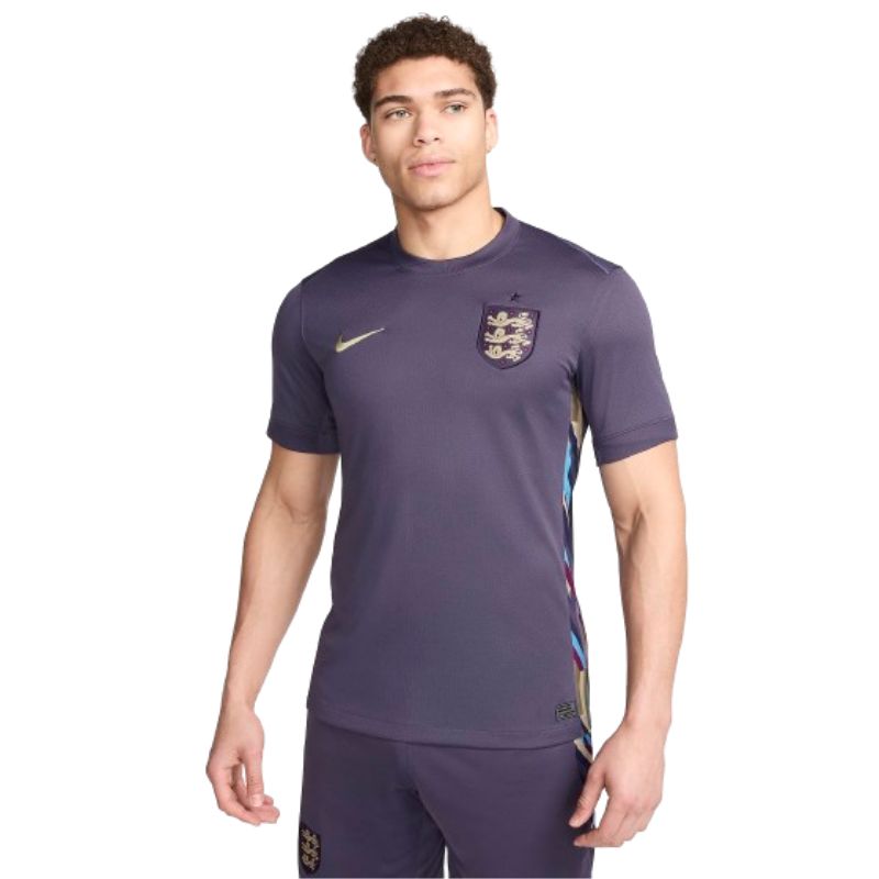 Camisa Seleção Inglaterra II 2024 Roxa Versão Torcedor