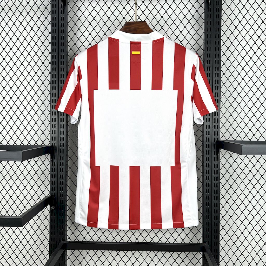 Atlético de Madrid Home 2025/26 Vermelha e Branca - Versão Torcedor