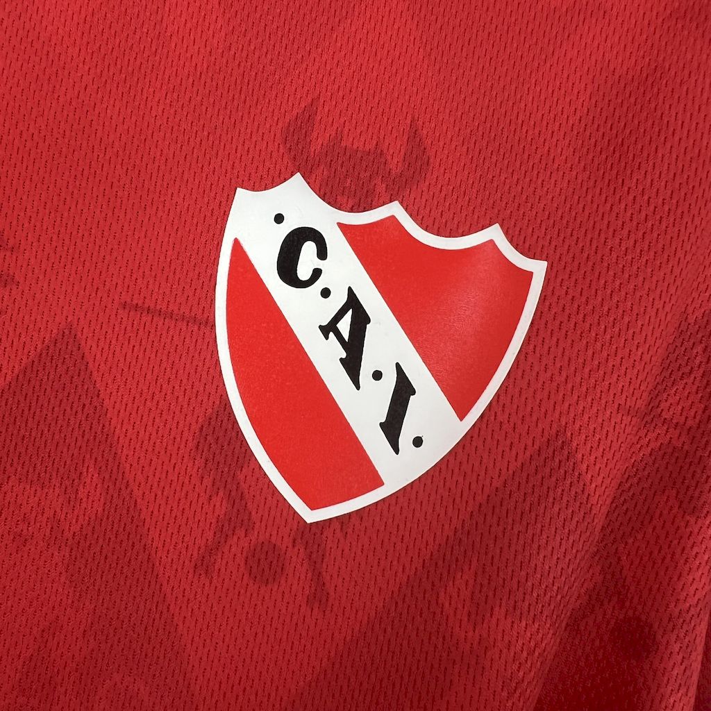 Camisa Independiente Home 2025/26 Vermelho - Modelo Torcedor