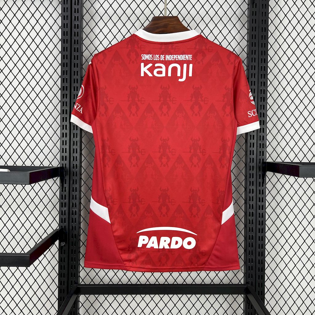 Camisa Independiente Home 2025/26 Vermelho - Modelo Torcedor