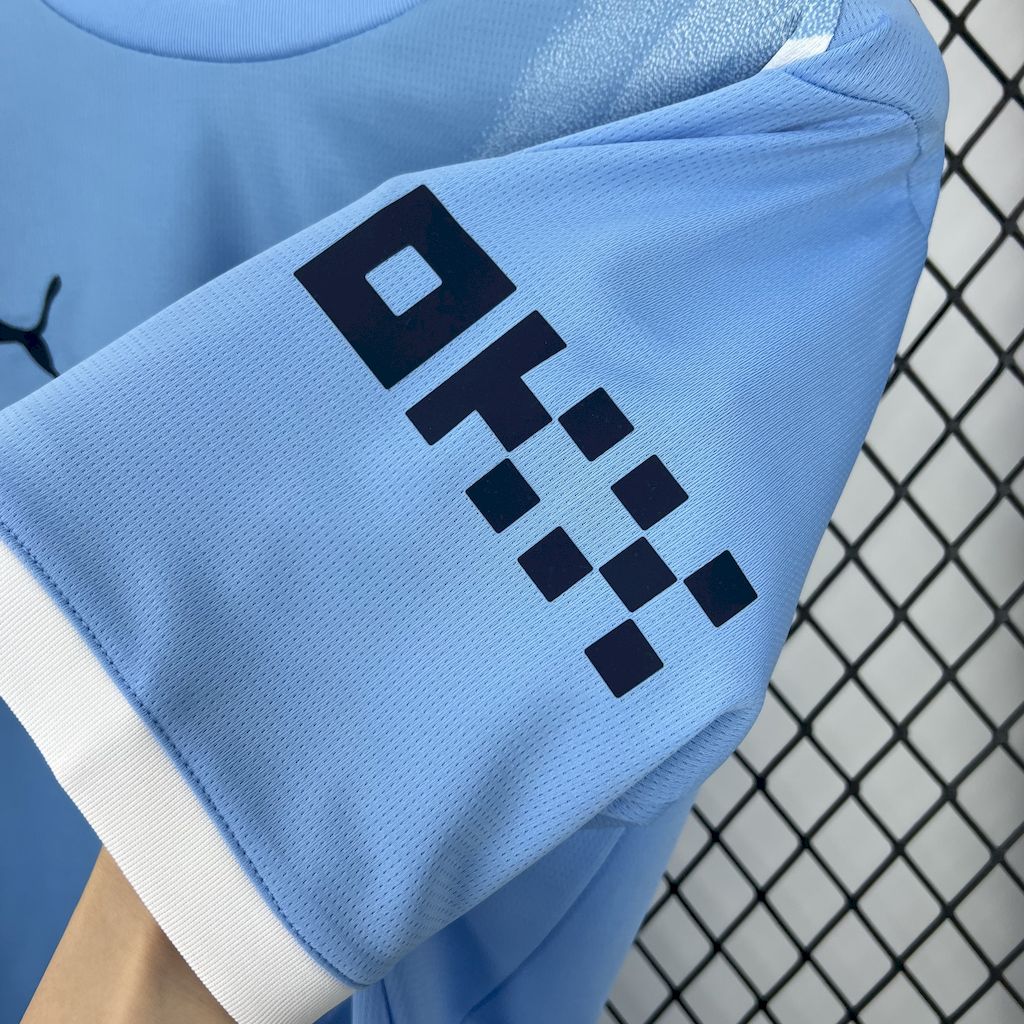 Camisa Manchester City Home 2025/26 Azul - Versão Torcedor