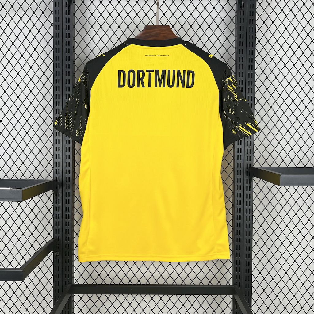 Camisa Borussia Dortmund Home 2025/26 Amarela e Preta - Modelo Torcedor