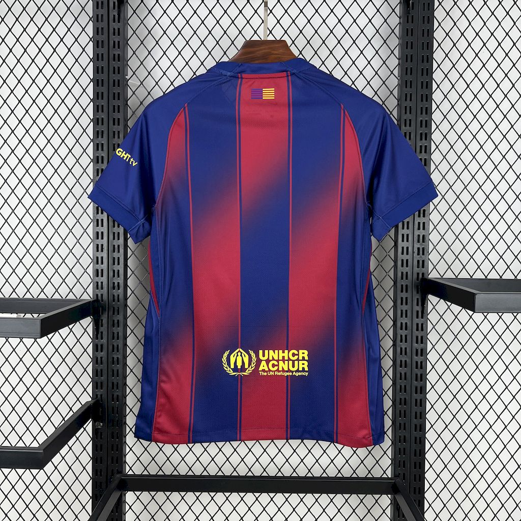 Camisa Barcelona Home 2025/26 Grená - Modelo Torcedor