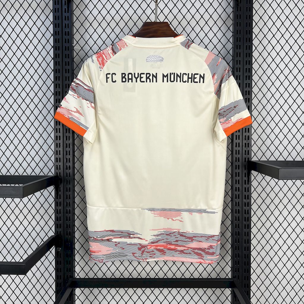 Camisa Bayern de Munique Away 2025/26 Bege - Modelo Torcedor