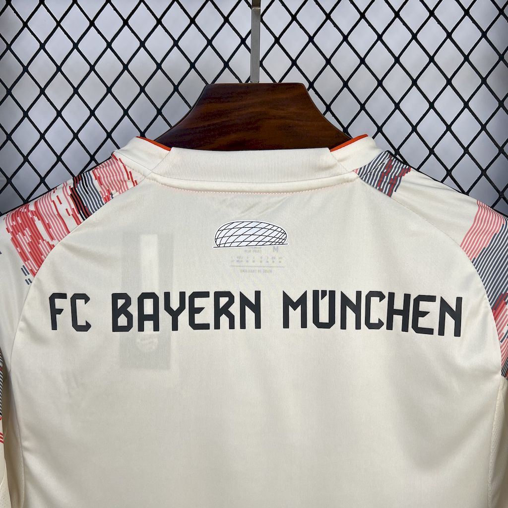 Camisa Bayern de Munique Away 2025/26 Bege - Modelo Torcedor