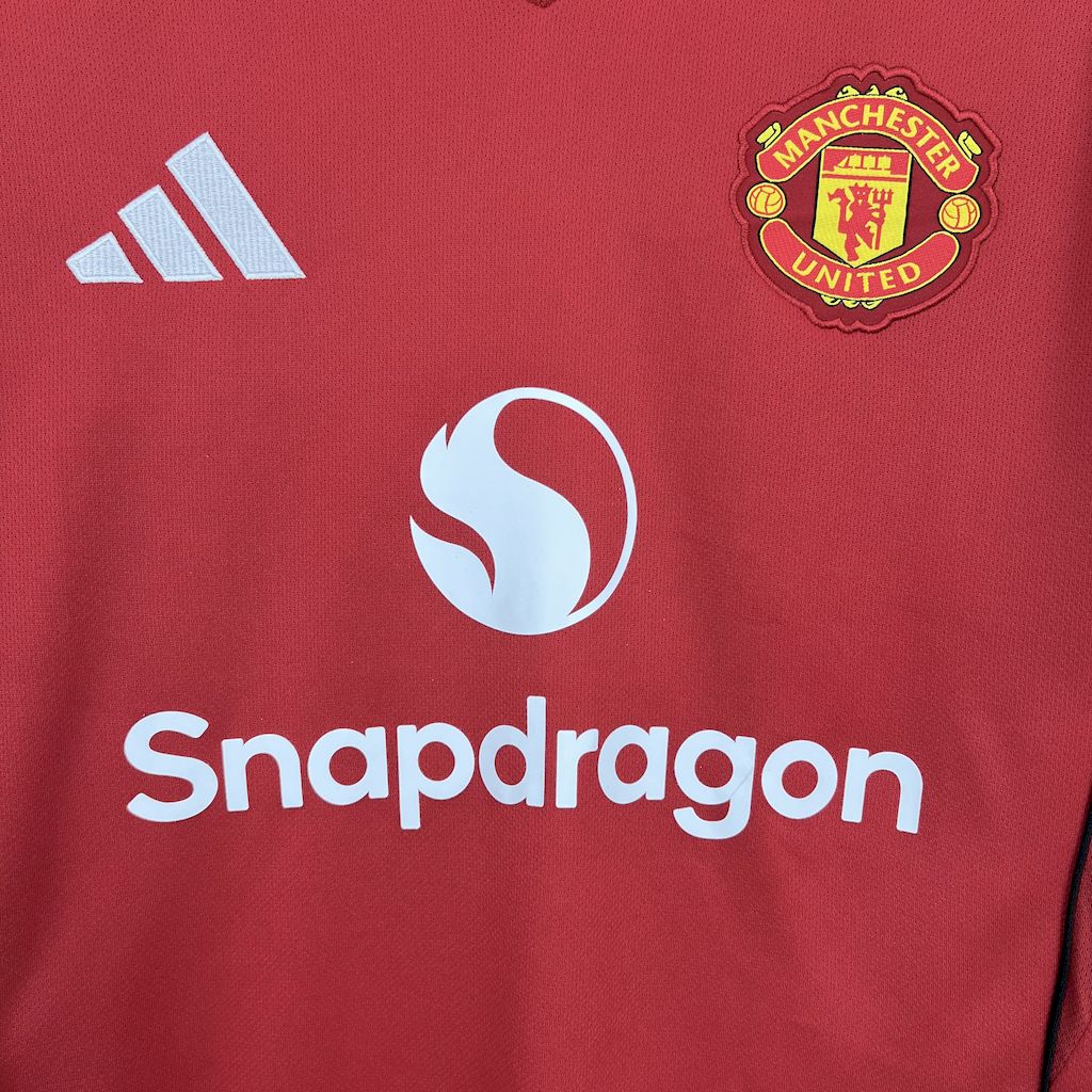 Camisa Manchester United Home 2025/26 Vermelha - Modelo Torcedor