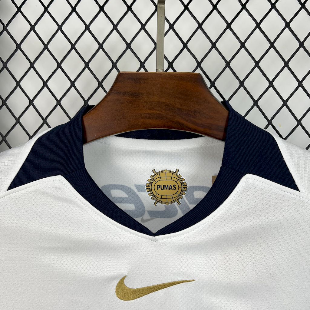 Camisa Pumas 2025/26 Branca - Versão Torcedor
