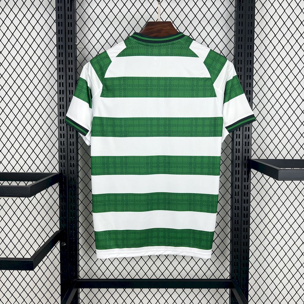 Camisa Celtic Home 2025/26 Verde e Branca - Modelo Torcedor