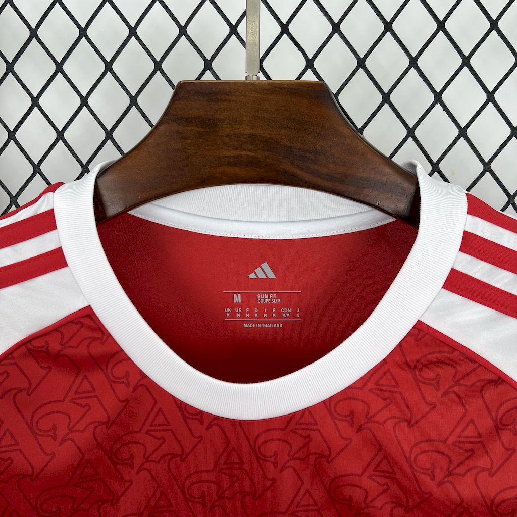 Camisa Arsenal Home 2025/26 Vermelha - Modelo Torcedor