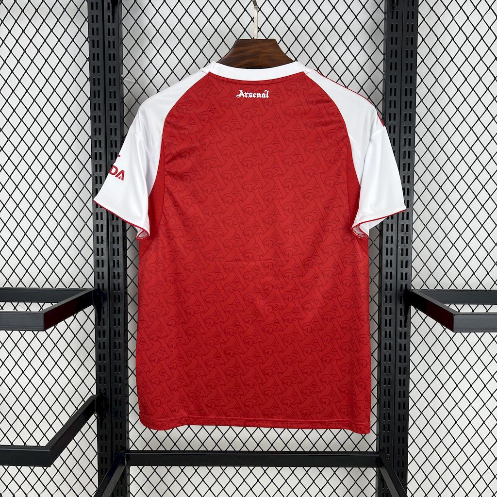 Camisa Arsenal Home 2025/26 Vermelha - Modelo Torcedor