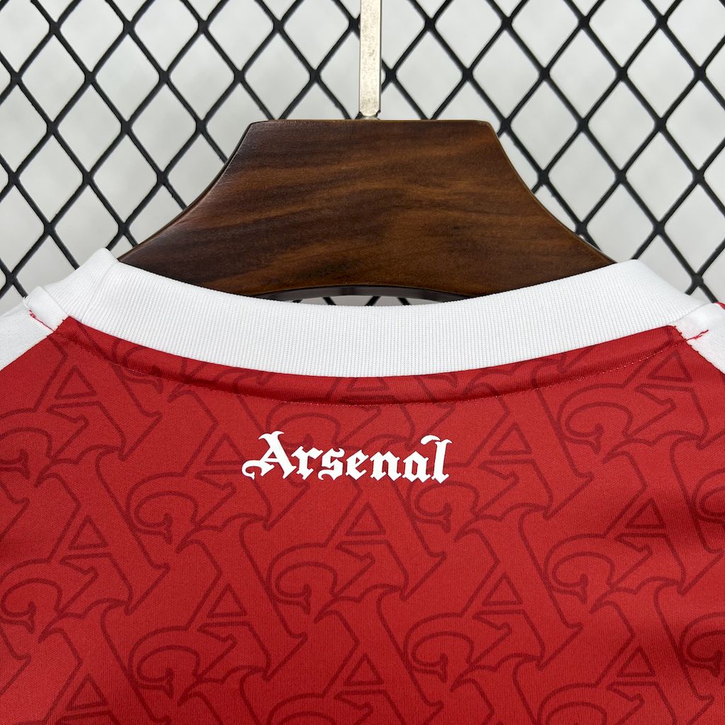 Camisa Arsenal Home 2025/26 Vermelha - Modelo Torcedor