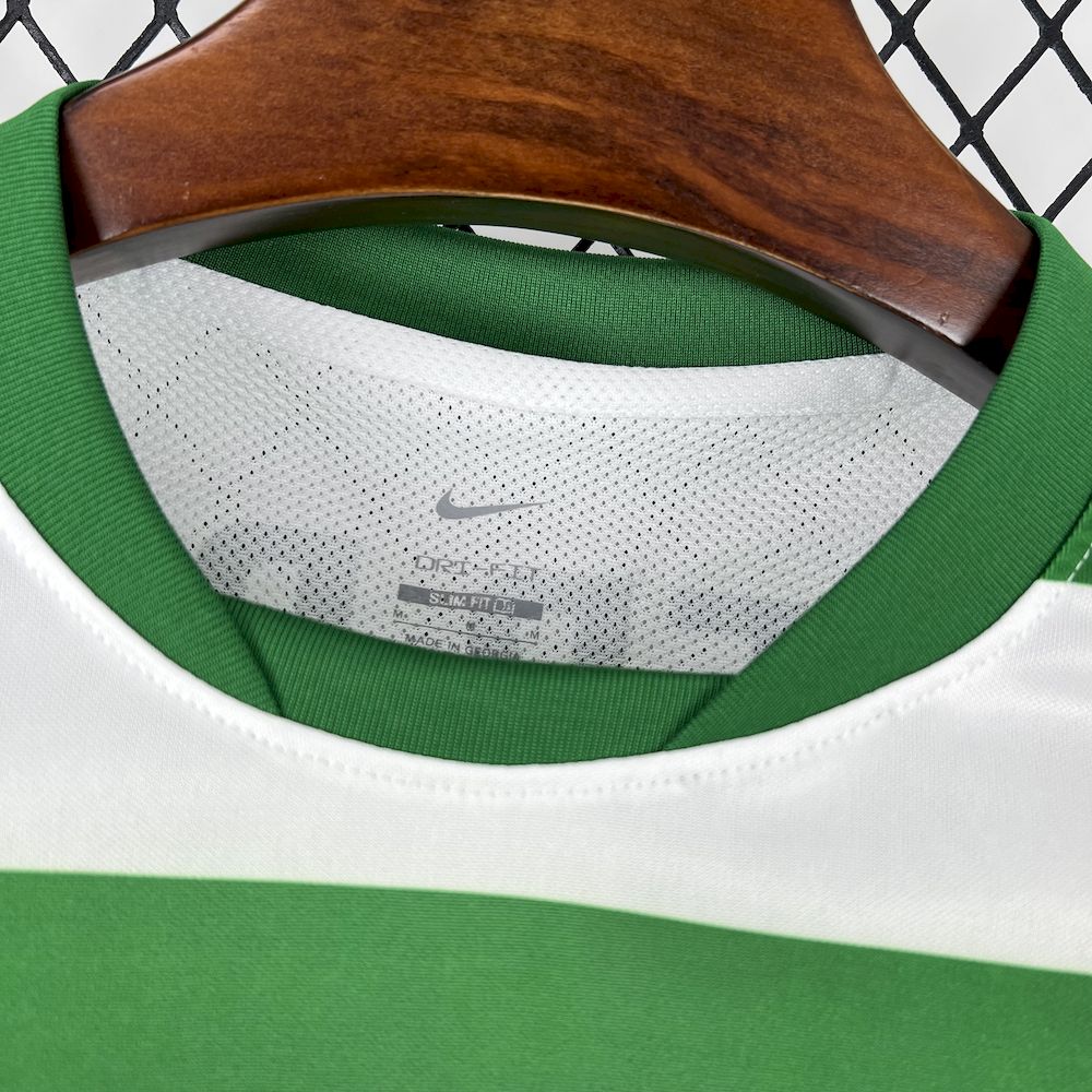Camisa Sporting Home 2025/26 Verde e Branca - Modelo Torcedor