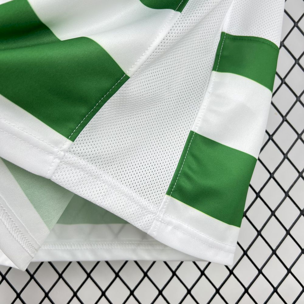 Camisa Sporting Home 2025/26 Verde e Branca - Modelo Torcedor