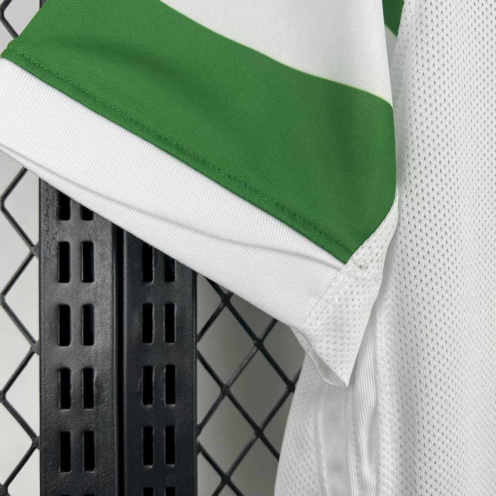 Camisa Sporting Home 2025/26 Verde e Branca - Modelo Torcedor
