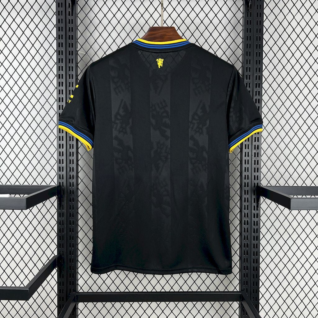 Camisa Manchester United Third 2025/26 Preta - Modelo Torcedor