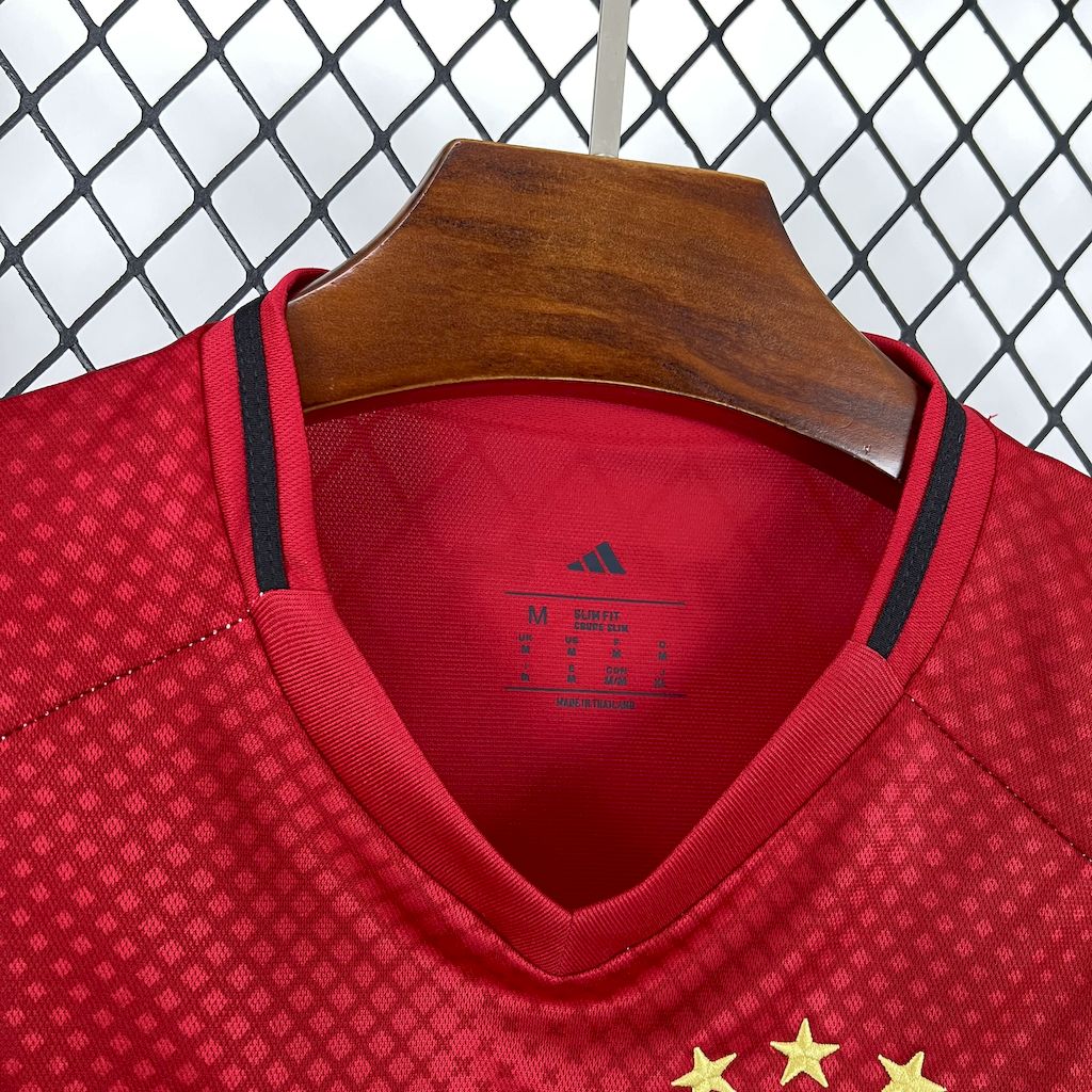 Camisa Ajax Home 2025/26 Vermelha e Branca - Versão Torcedor