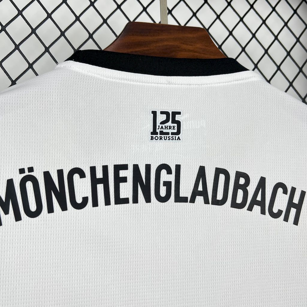 Camisa Borussia Mönchengladbach Home 2025/26 Branca - Modelo Torcedor
