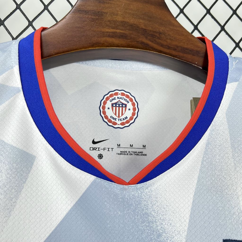 Camisa Seleção EUA I 2025 Branca - Versão Torcedor