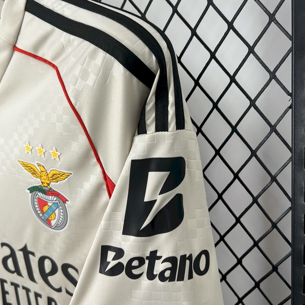 Camisa Benfica lI 2025/26 Bege - Modelo Torcedor