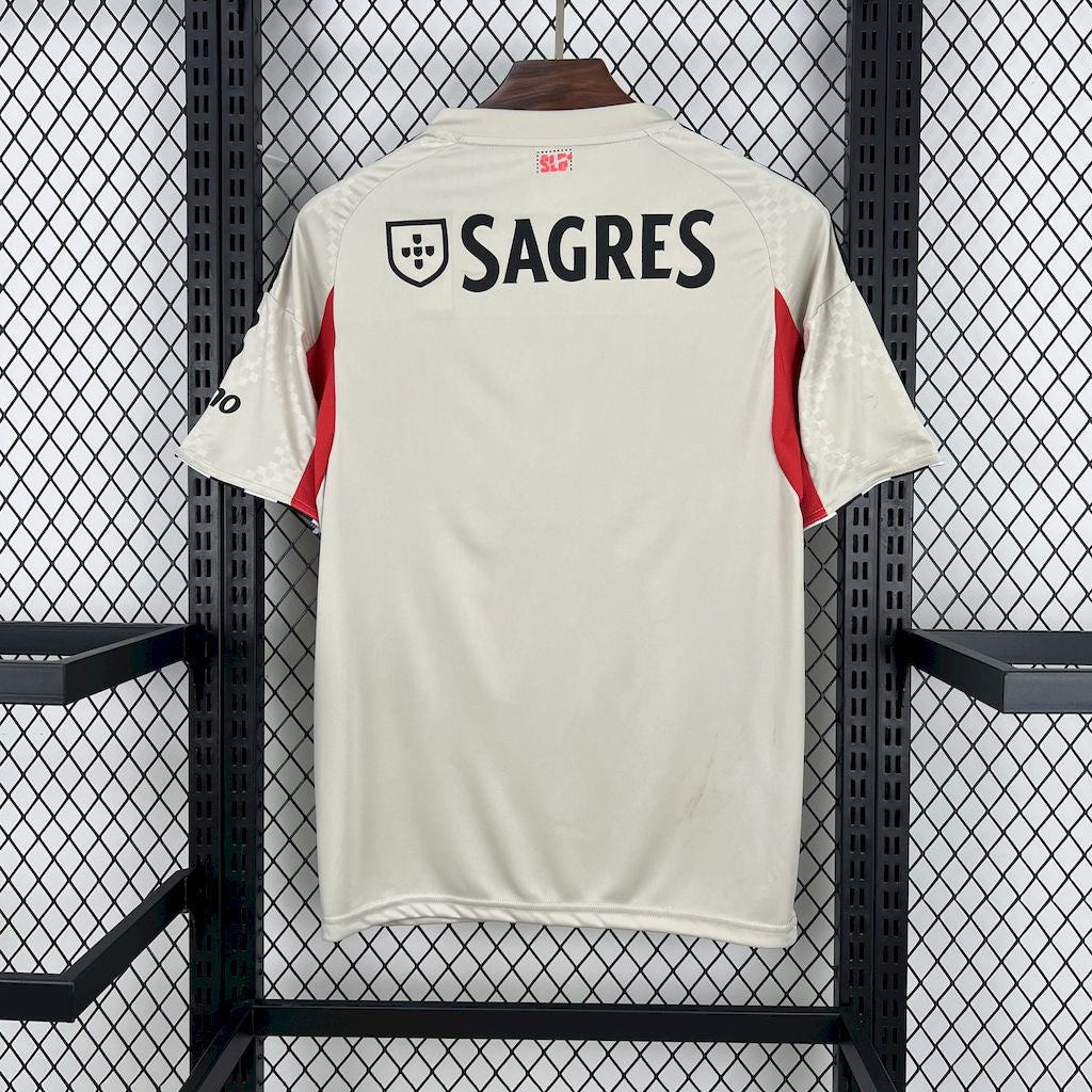 Camisa Benfica lI 2025/26 Bege - Modelo Torcedor