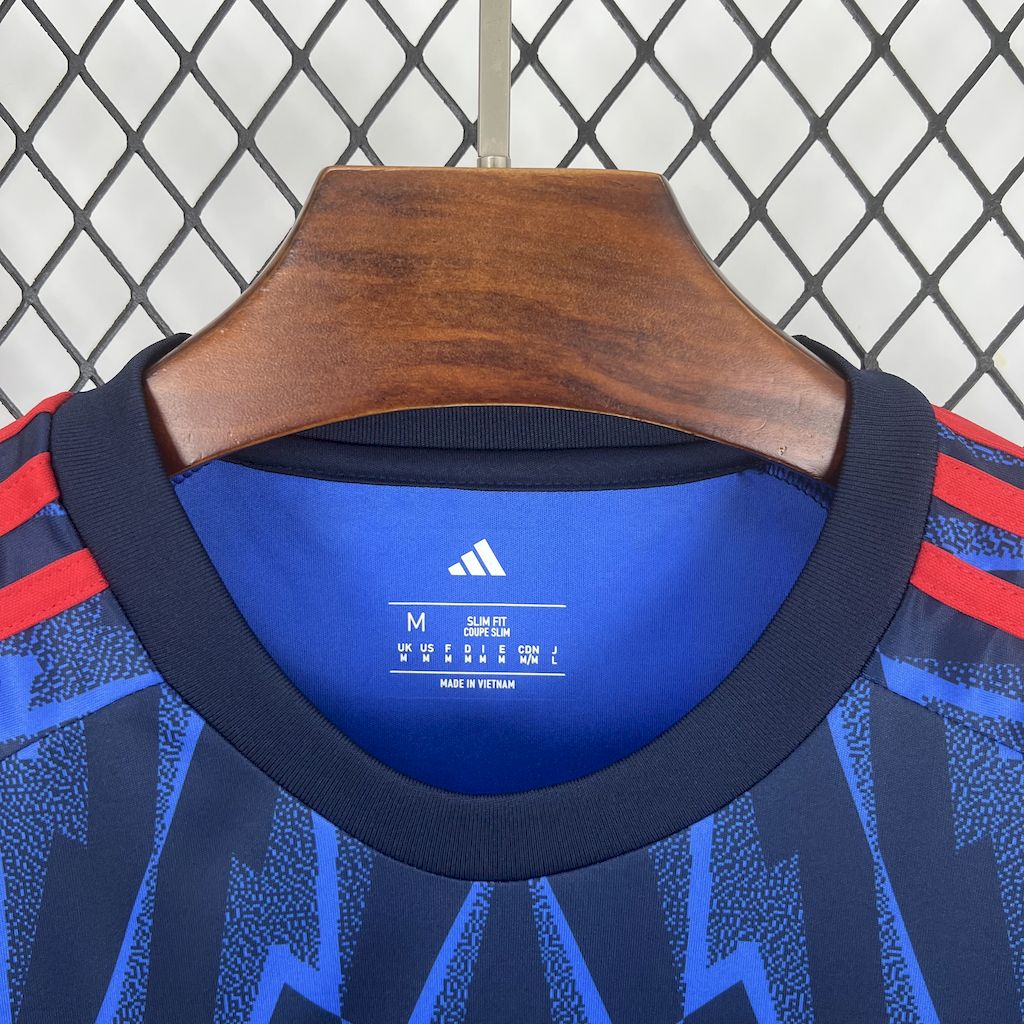 Camisa Arsenal Away 2025/26 Azul - Modelo Torcedor