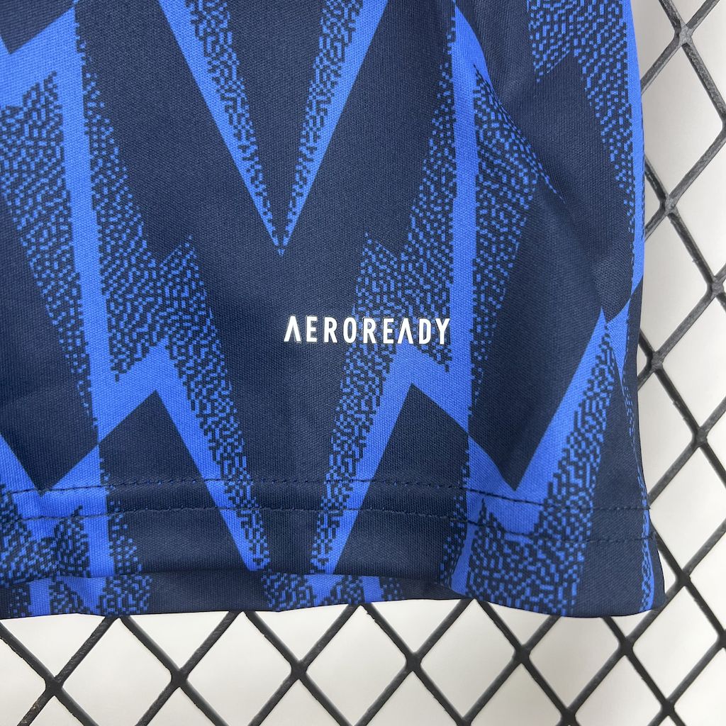 Camisa Arsenal Away 2025/26 Azul - Modelo Torcedor
