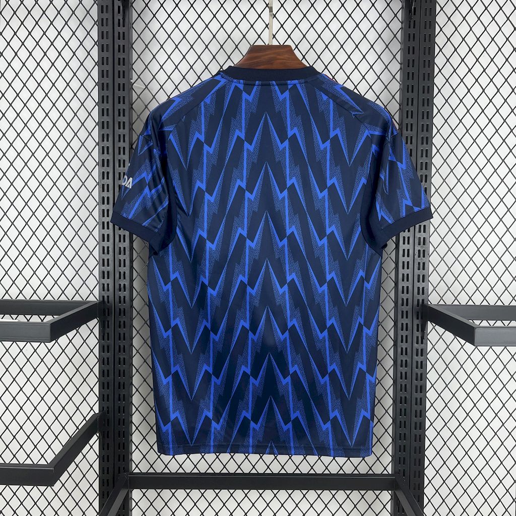 Camisa Arsenal Away 2025/26 Azul - Modelo Torcedor