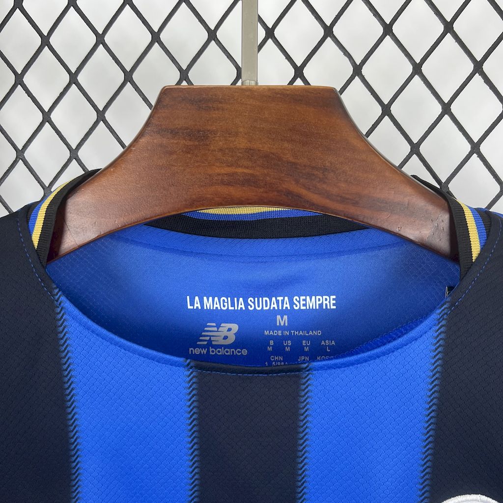 Camisa Atalanta Home 2025/26 Azul e Preto - Versão Torcedor