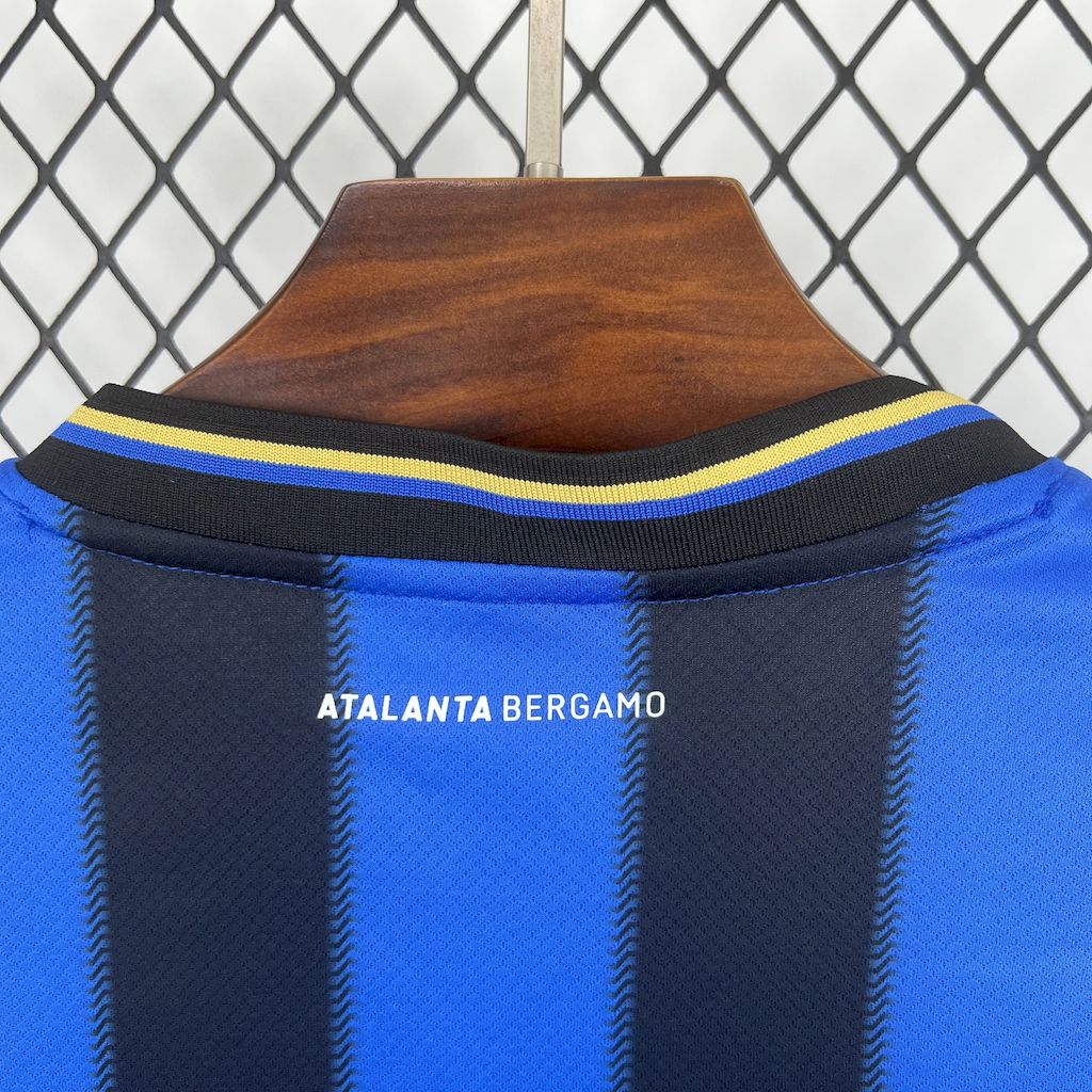 Camisa Atalanta Home 2025/26 Azul e Preto - Versão Torcedor