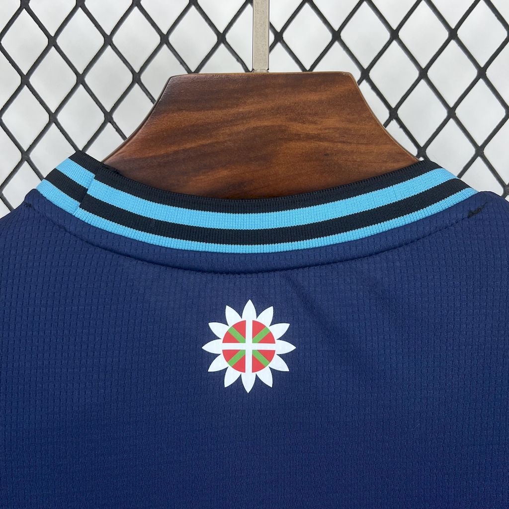Camisa Athletic Bilbao Away 2025/26 Azul - Modelo Torcedor