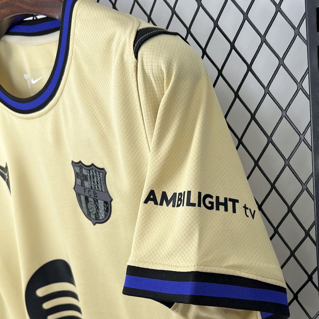 Camisa Barcelona Away 2025/26 Amarela - Modelo Torcedor