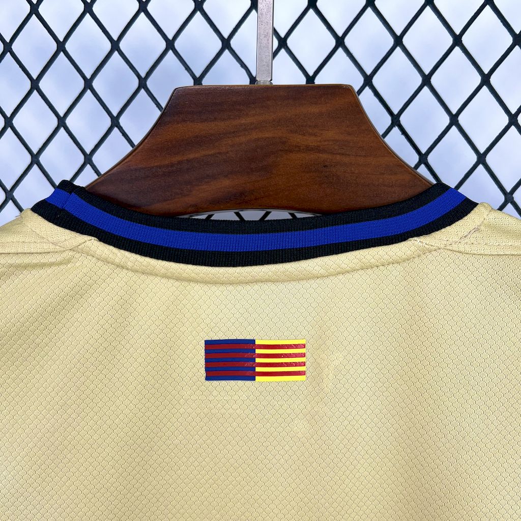Camisa Barcelona Away 2025/26 Amarela - Modelo Torcedor