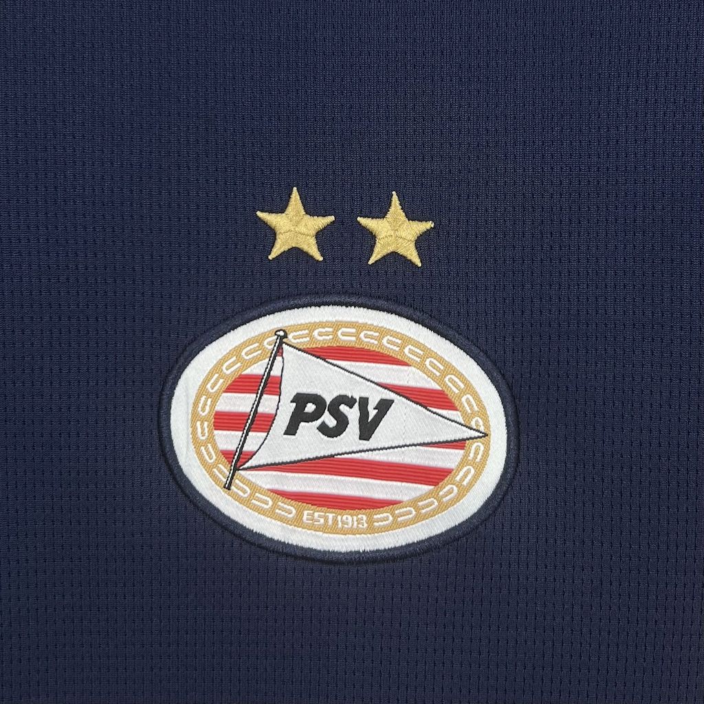 Camisa PSV Away 2025/26 Azul - Modelo Torcedor