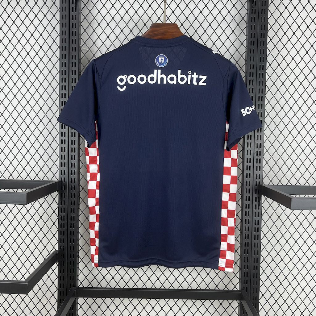 Camisa PSV Away 2025/26 Azul - Modelo Torcedor