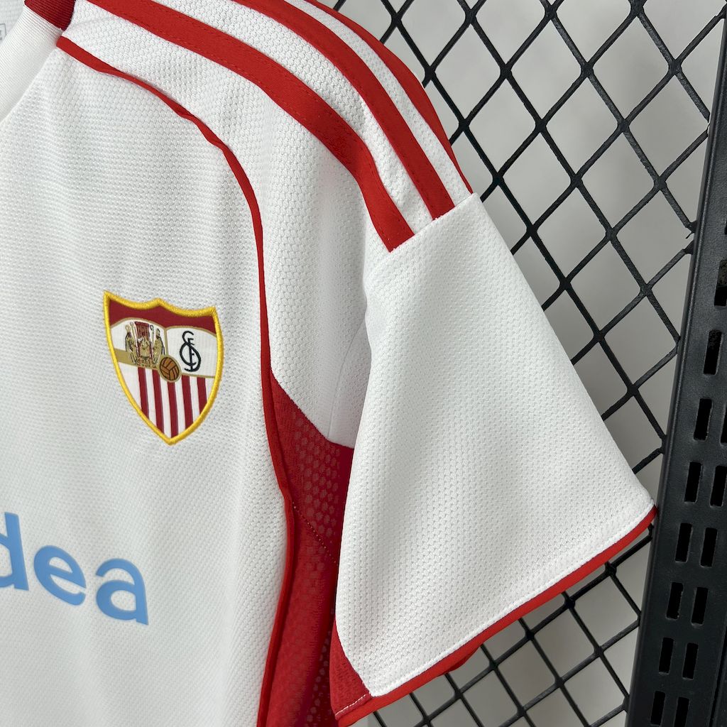 Camisa Sevilla Home 2025/26 Branca - Versão Torcedor