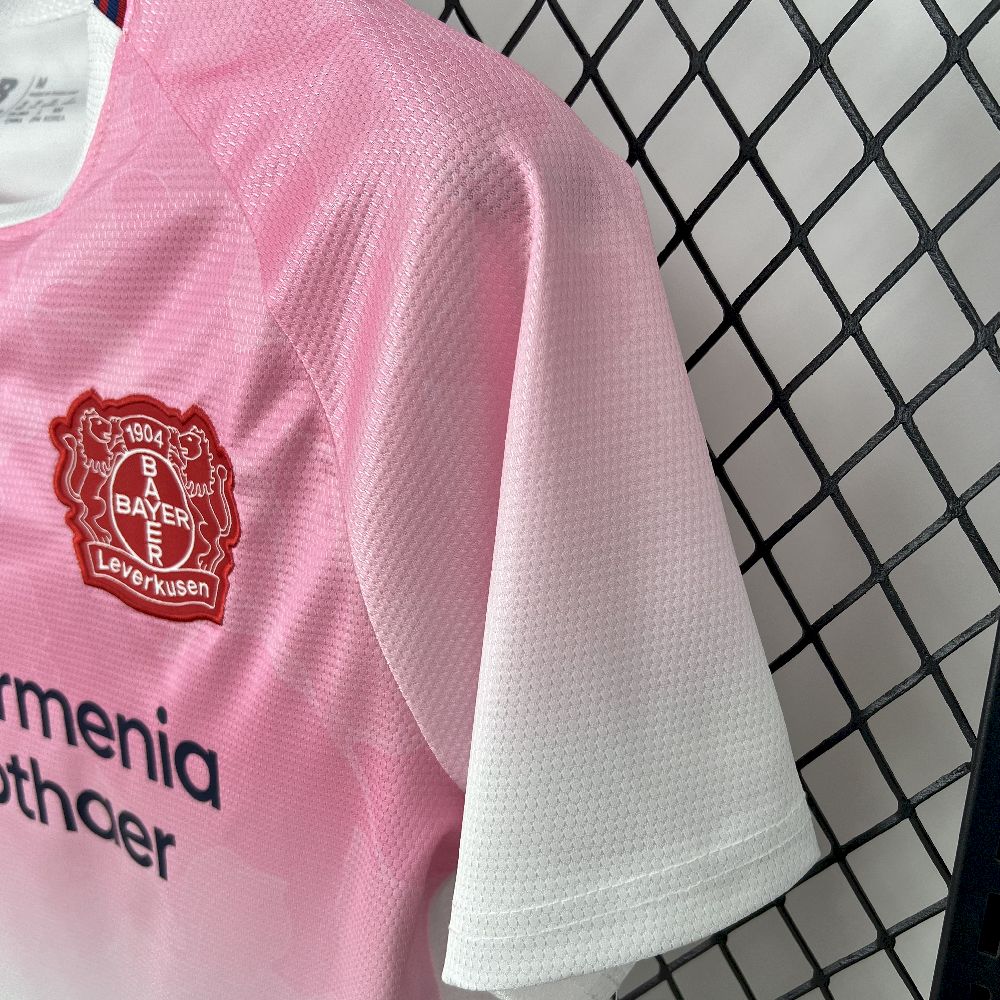 Camisa Bayer 04 Leverkusen Away 2025/26 Branca - Modelo Torcedor