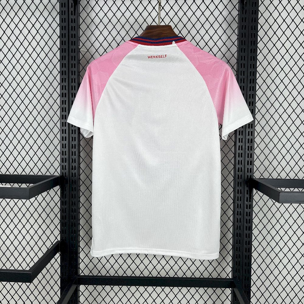 Camisa Bayer 04 Leverkusen Away 2025/26 Branca - Modelo Torcedor