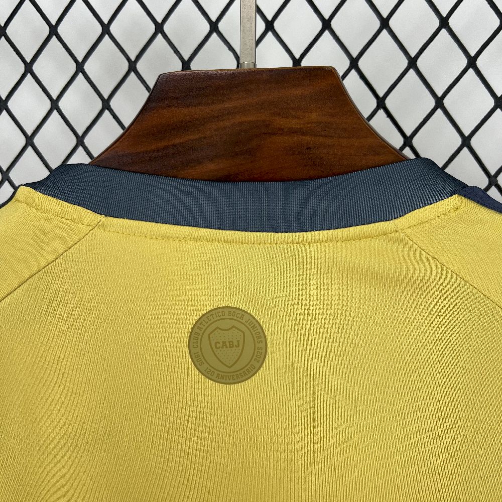 Camisa Boca Juniors Away 2025/26 Amarelo e Azul - Modelo Torcedor