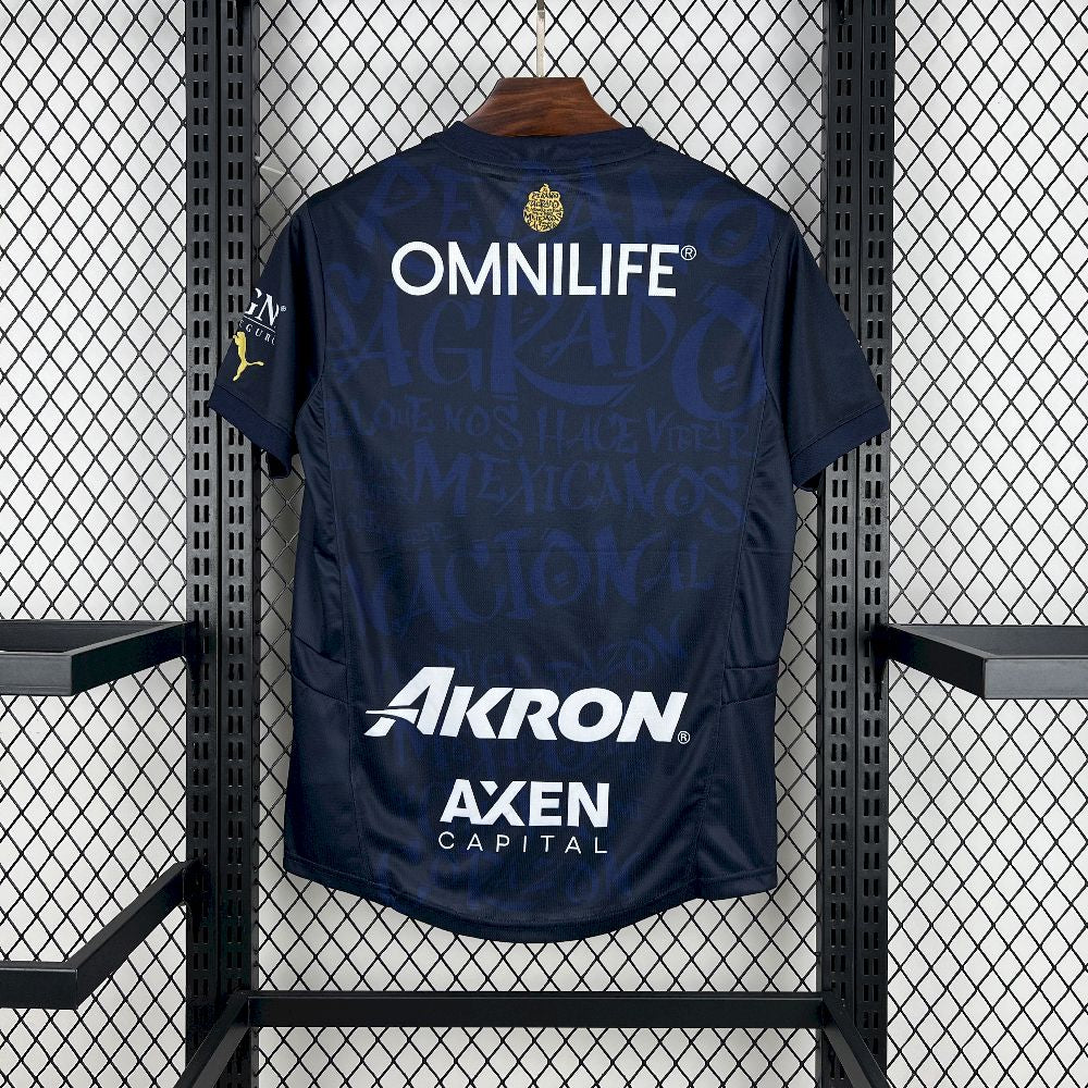 Camisa Clube Chivas Away 2025/26 Azul - Versão Torcedor