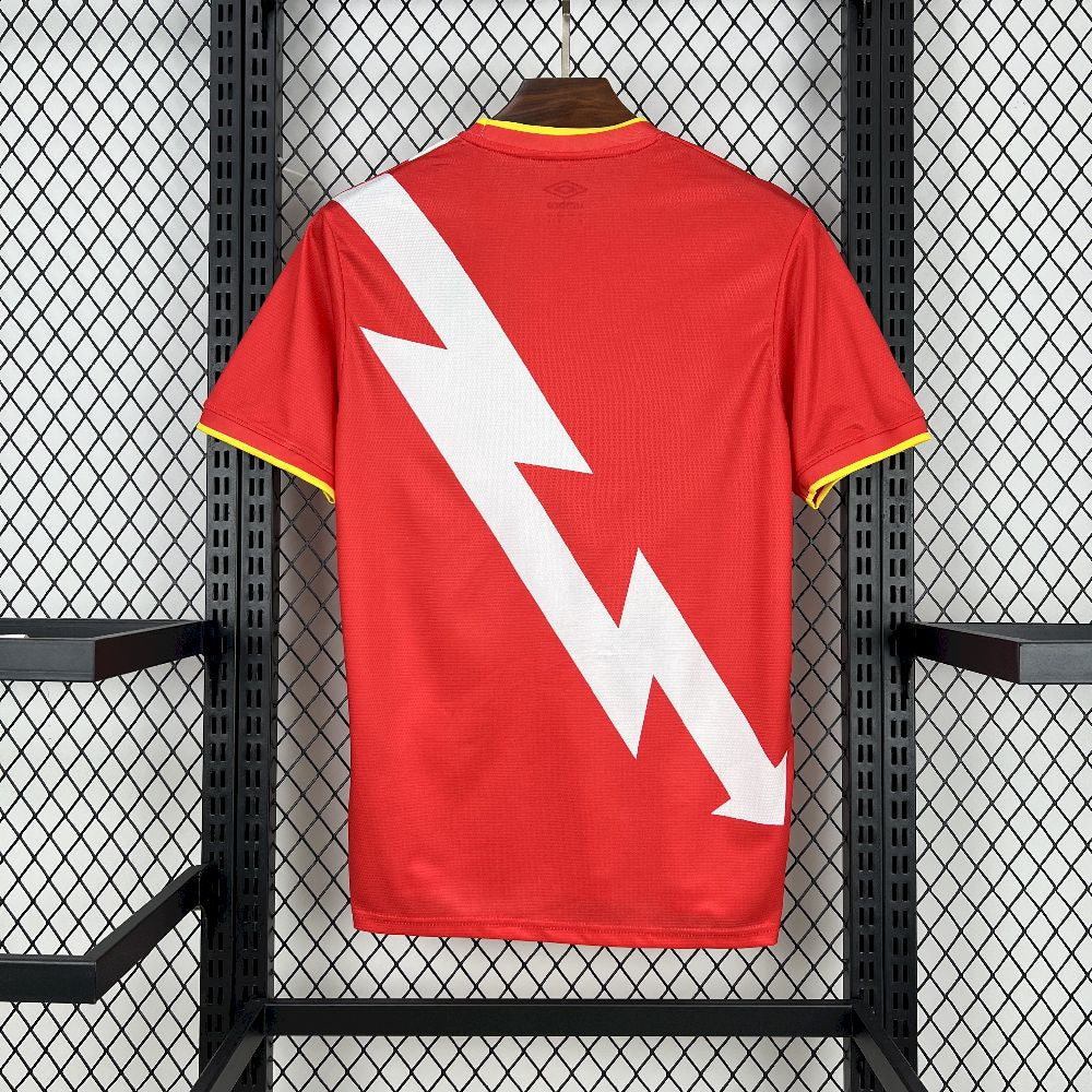 Camisa Rayo Vallecano Home 2025/26 Vermelha- Versão Torcedor
