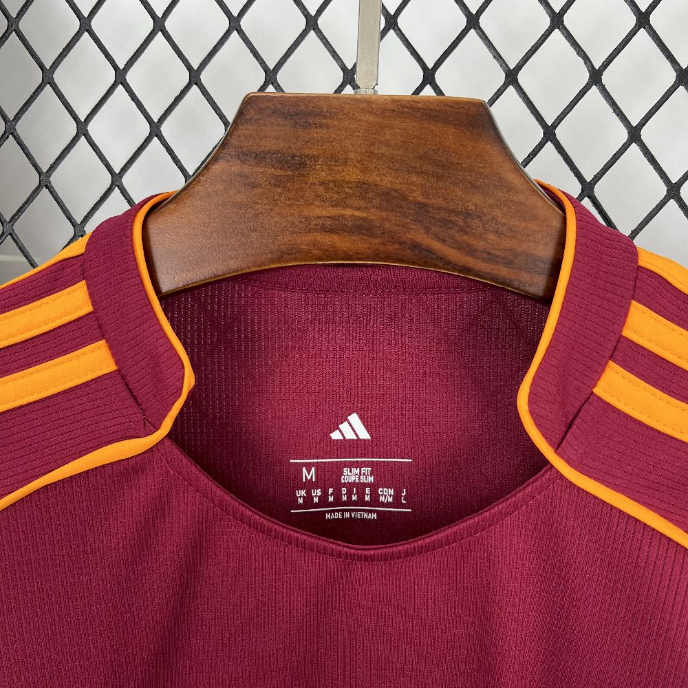 Camisa Roma Home 2025/26 Vinho - Modelo Torcedor
