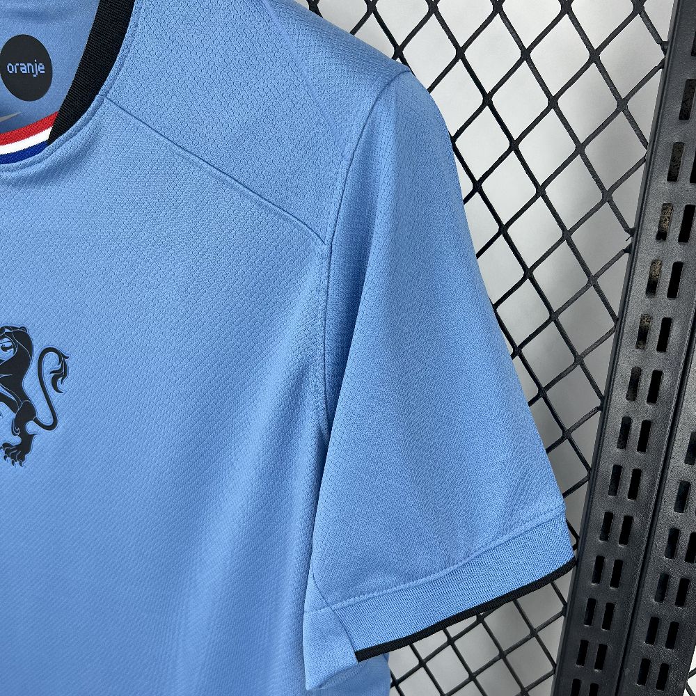 Camisa Seleção Holanda II 2025 Azul - Versão Torcedor