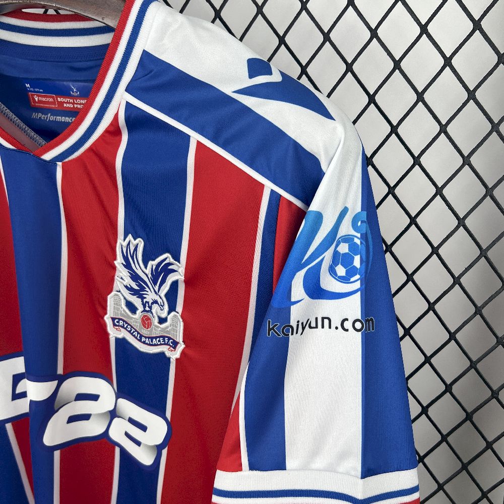Camisa Crystal Palace 2025/26 Azul e Vermelha - Versão Torcedor