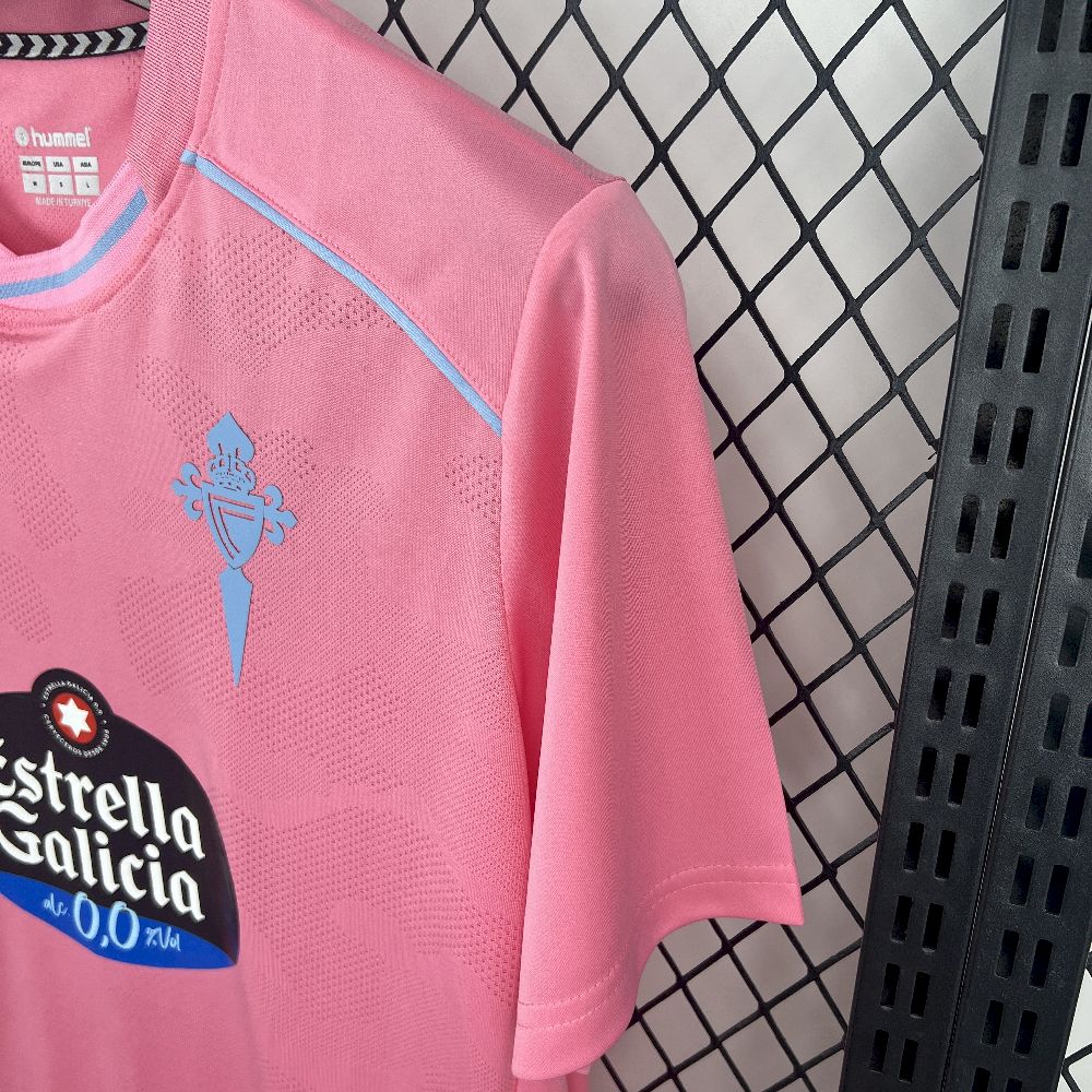 Camisa Celta de Vigo Third 2025/26 Rosa - Versão Torcedor