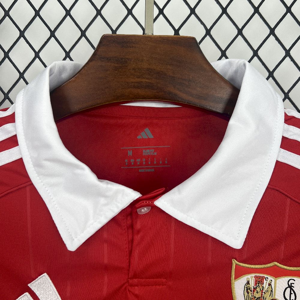 Camisa Sevilla Away 2025/26 Vermelha- Versão Torcedor
