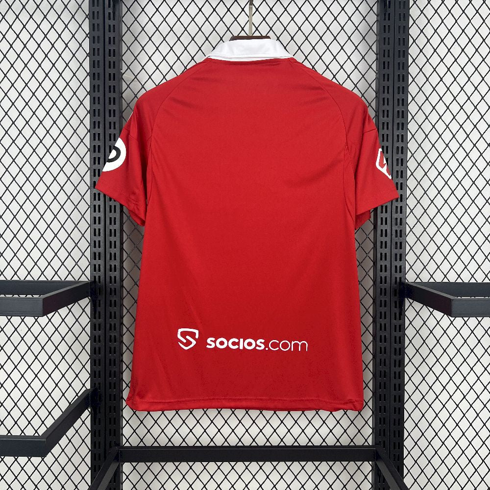 Camisa Sevilla Away 2025/26 Vermelha- Versão Torcedor