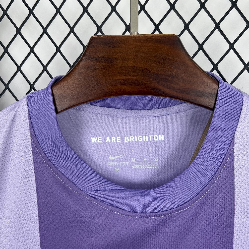 Camisa Brighton Away 2025/26 Lilás - Versão Torcedor