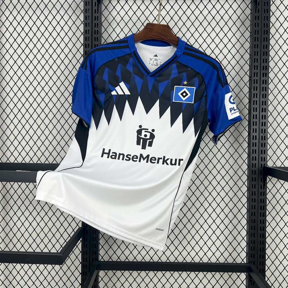 Camisa Hamburger SV Home 2025/26 Tricolor - Versão Torcedor