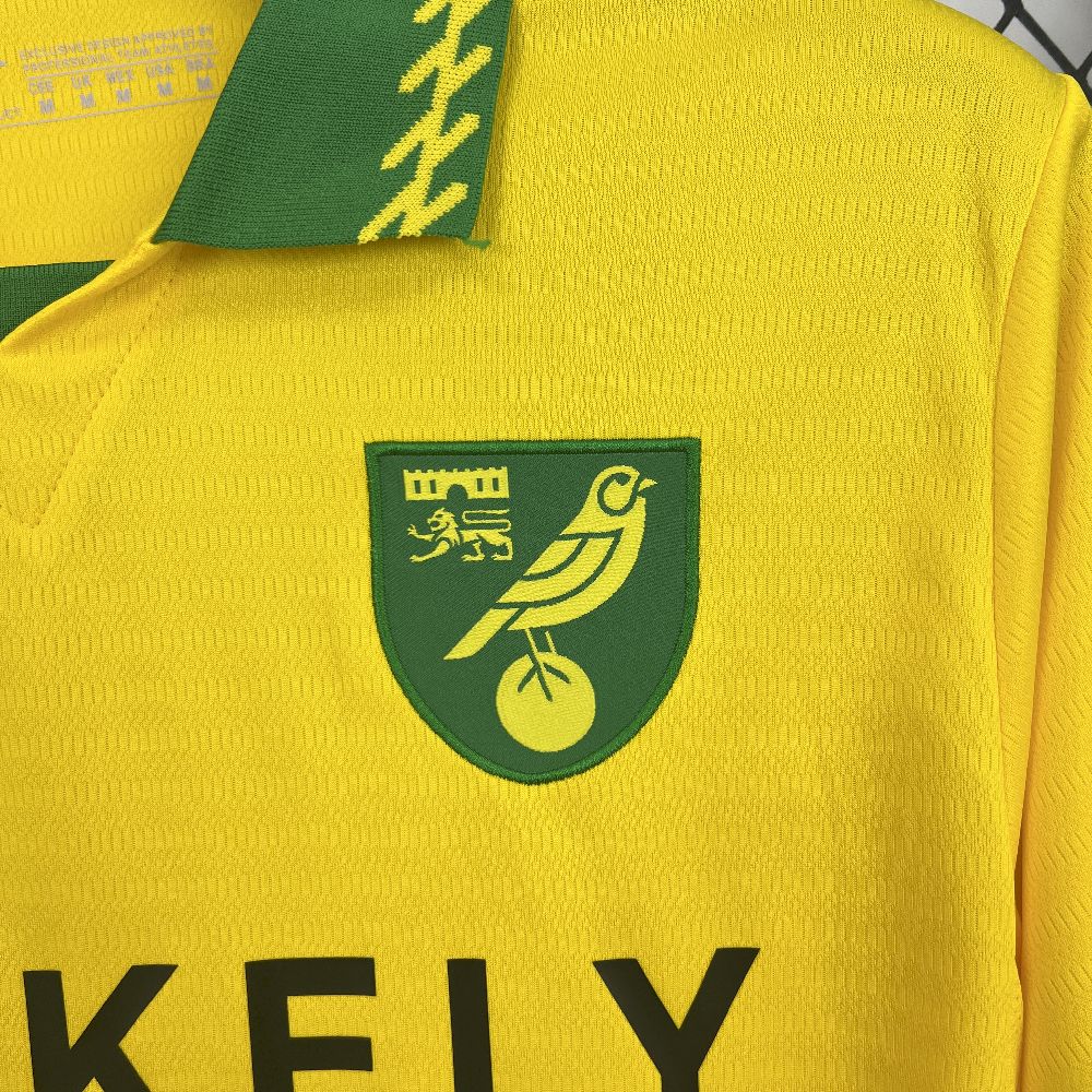 Camisa Norwich City Home 2025/26 Amarela - Versão Torcedor