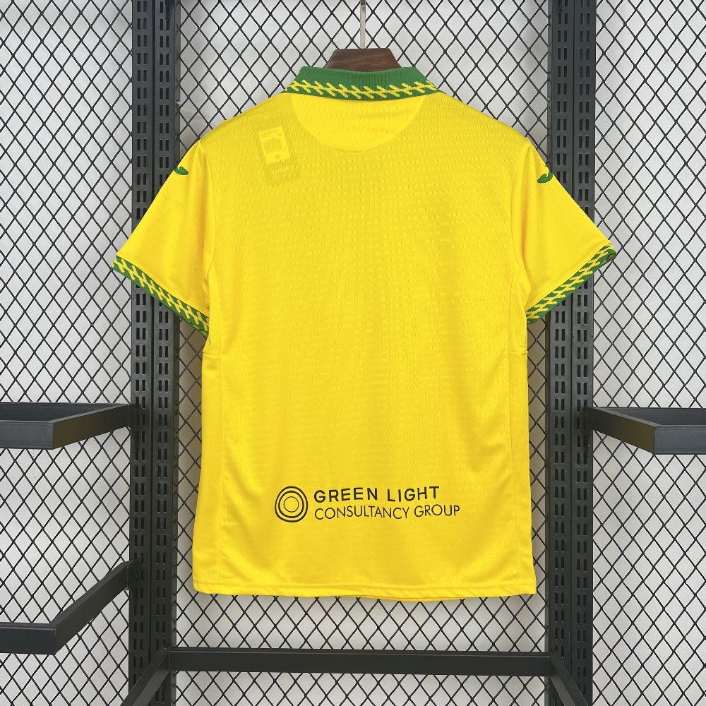 Camisa Norwich City Home 2025/26 Amarela - Versão Torcedor